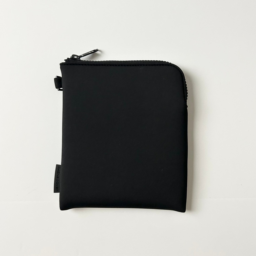 Dagne Dover Pouch Neoprene Onyx Black Small Tech Organizer